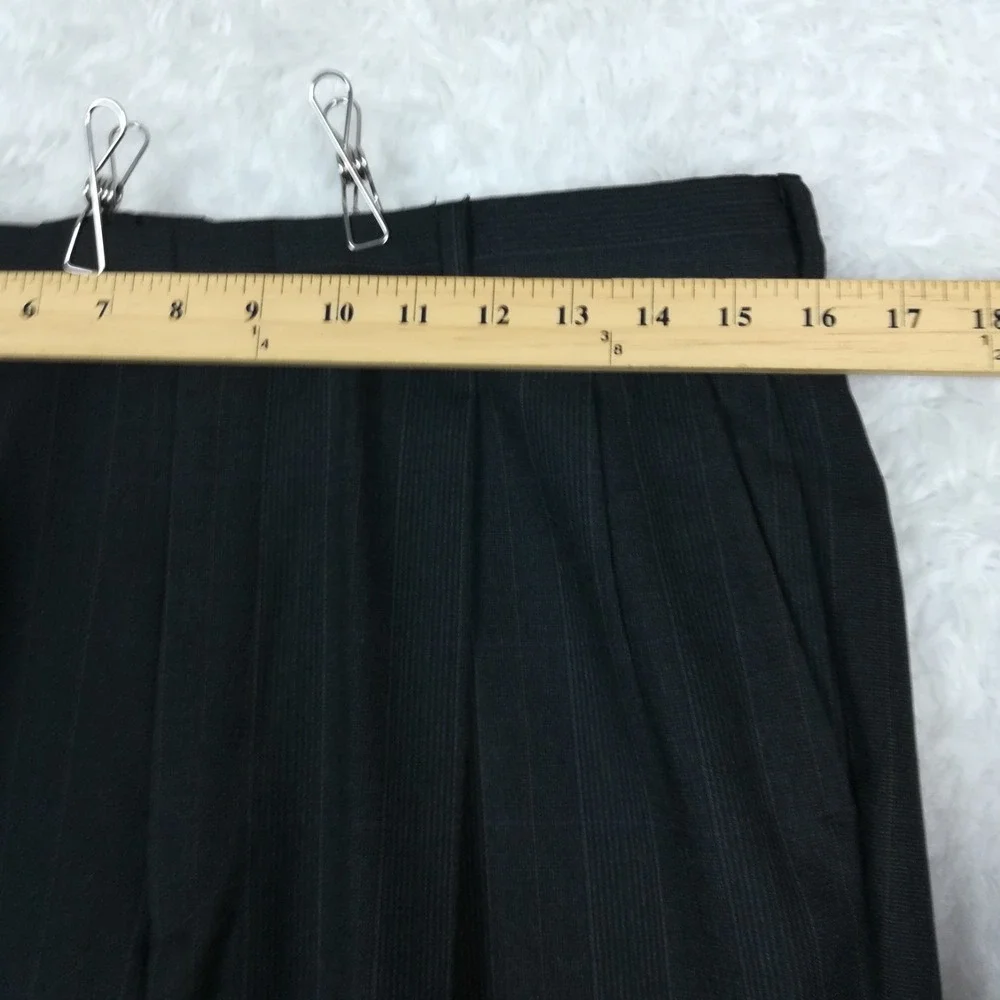 Christian Brooks Mens Suit Blazer Jacket Pants 100% Pure Wool Gray‎ Plaid 40
